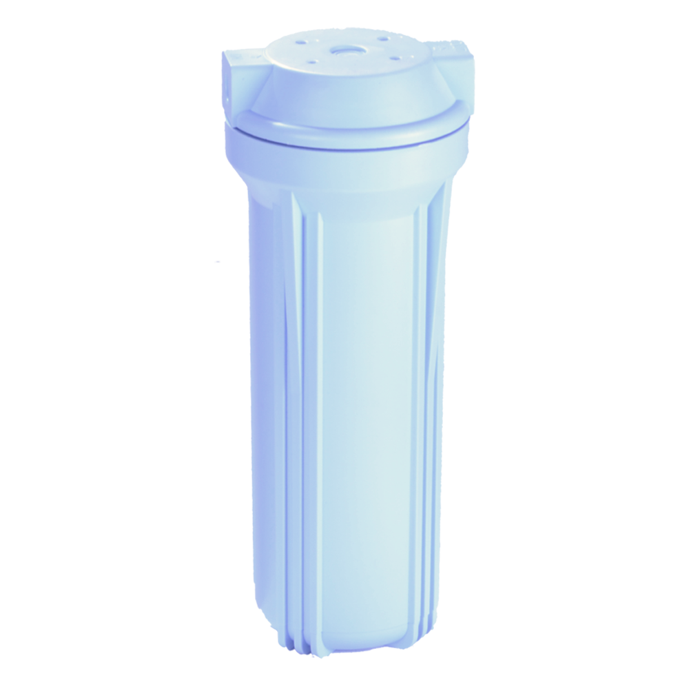 EG-14BB-LS 10” filter housing light blue with 1/4”